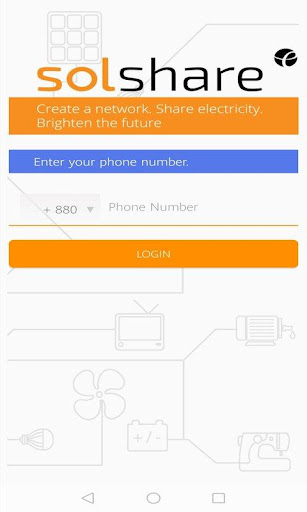 SOLshare - SOLgrid 2 app Screen 2