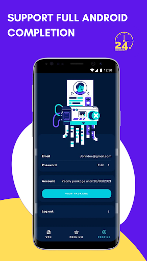 24VPN - Secure Internet Screen 3