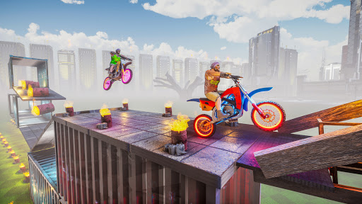 Racing Moto Bike Stunt Impossible Track Game  screenshots 3