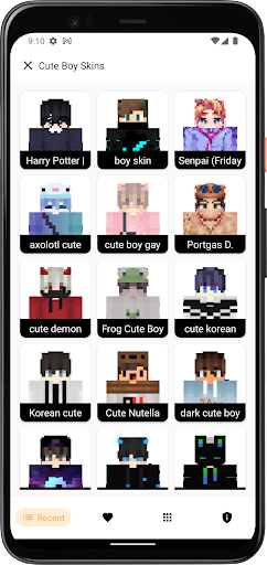 Cute Boy Skins for Minecraft Screen 2