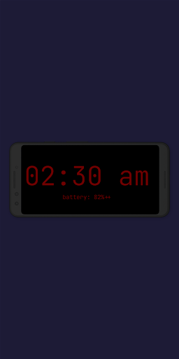 Night Clock (Digital Clock) Screen 2