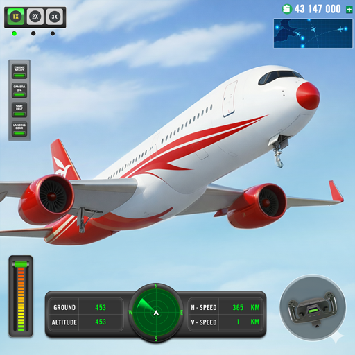 City Airplane Pilot Simulator icon