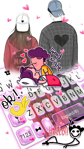 Sweet Love2 Keyboard Theme Screen 3