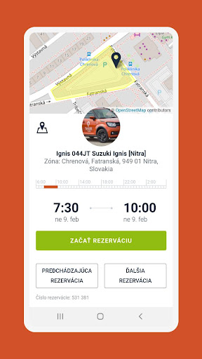 SHARE CAR Screen 2