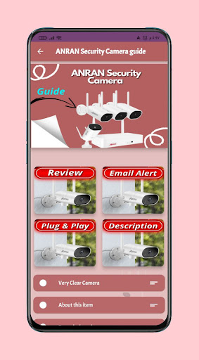 Android application ANRAN Security Camera guide screenshort