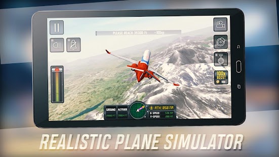 Airplane Flight Simulator لقطة شاشة