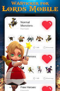 Screenshot 5 WAStickers For Lords Mobile android