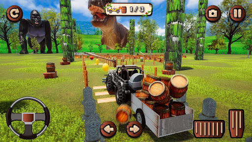 Android application Jeep Parking Jungle Car Games screenshort