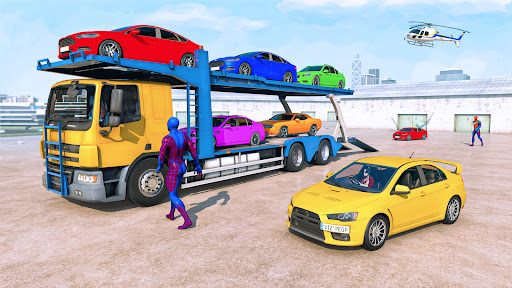 Superhero Car: Transport Game Screen 2