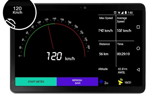 GPS Geschwindigkeitsmesser Screenshot