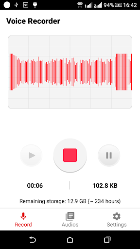 Android application FRecorder - Voice Recorder screenshort