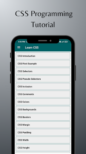 Android application CSS screenshort