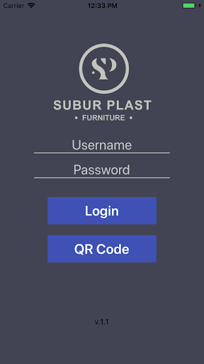 Android application Subur Plast Warehouse System screenshort