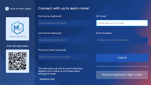 ManageLife Health Screen 3