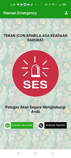 SES Sleman - Panic Button Screen 3