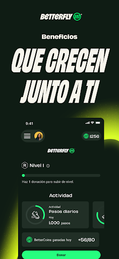 Android application Betterfly Benefits screenshort