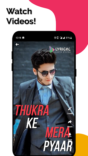 Lyrical Photo Status Screen 3