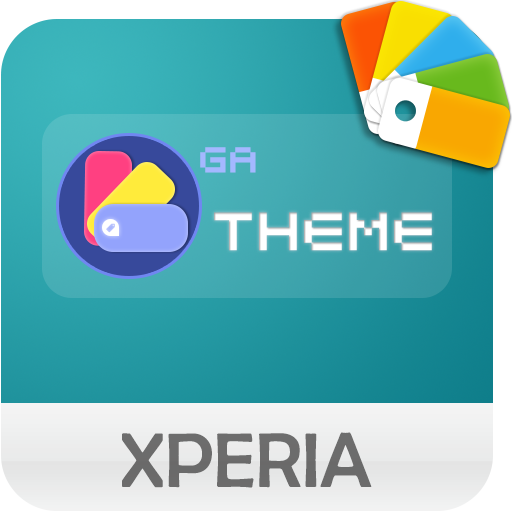 GALAXY XPERIA Theme |JUST CYAN logo