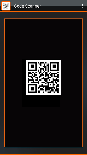 Android application Code Scanner screenshort