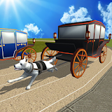 Dog Cart Racing Simulator : Oldway dog carts drive icon