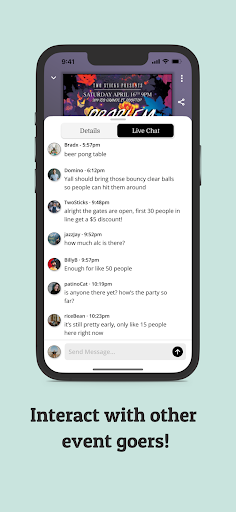 Cove - College Events Screen 3