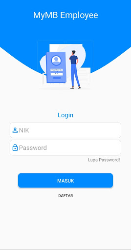 Android application MyMB Employee screenshort