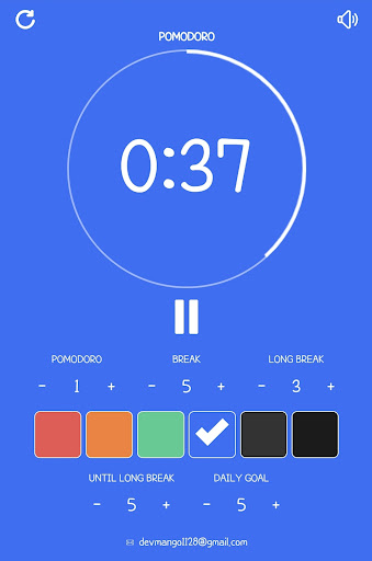 뽀모도로 타이머(Pomodoro Timer) Screenshot