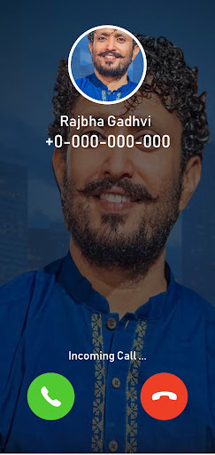 Rajbha Gadhvi Fake Video Call Screen 3