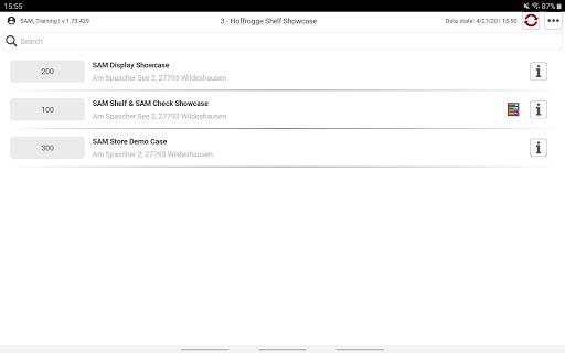 Android application Shopper Activation Mobile screenshort