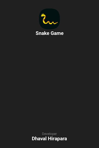 Android application The Snake Game screenshort