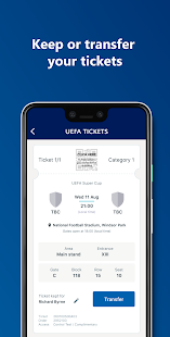 UEFA Mobile Tickets Screenshot