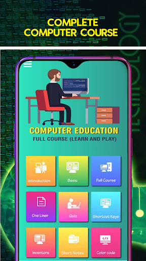 Android application Computer Education Full course screenshort