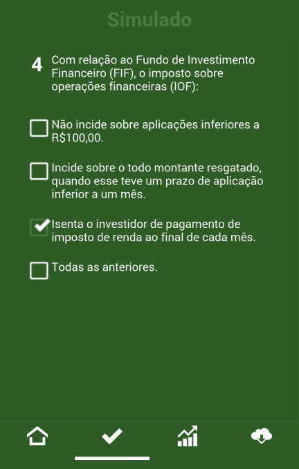 Android application Simulado CPA 10/20 (ANBIMA) screenshort