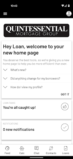 Android application My QMG Home screenshort