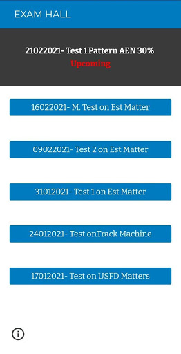 Android application EXAM HALL ENGG screenshort