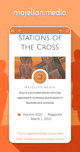Android application Majellan Media screenshort