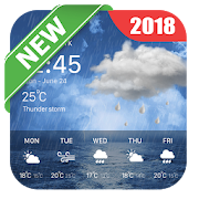Weather Offline & Clock Widget 2018
