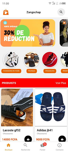 Android application zangochap screenshort
