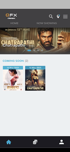 Android application QFX Cinemas screenshort