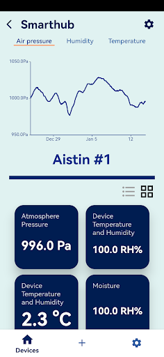 SmartHub Level Sensor Screen 2