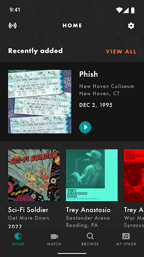 LivePhish Screen 2