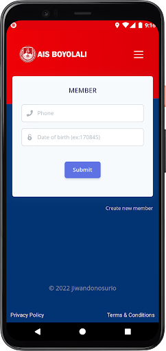 Android application MABOL AIS BOYOLALI screenshort