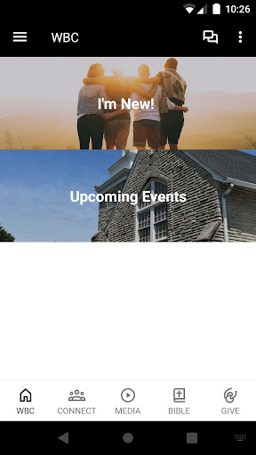 Android application Wallburg Baptist Church screenshort
