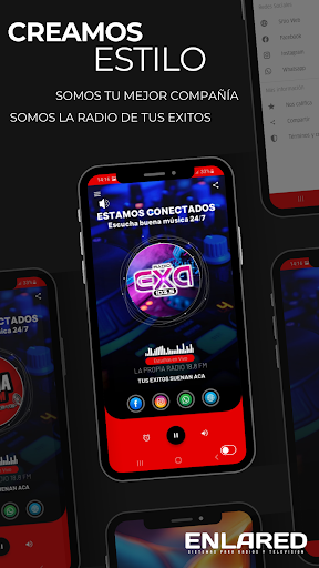 Android application Exa Radio 103.5 screenshort