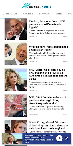 Ascolta la Notizia Screen 3