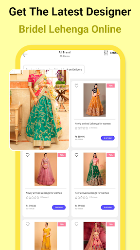 Lehenga Choli Online Shopping Screenshot 2 - AppWisp.com