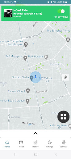 Android application NOWi Driver screenshort