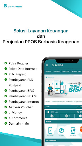 Android application DR PAYMENT : Agen Pulsa & PPOB screenshort