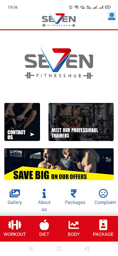 Seven fitness hub Screen 3