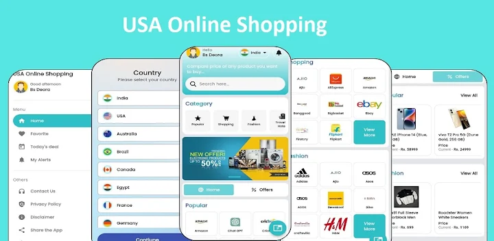 USA Online Shopping Mall App